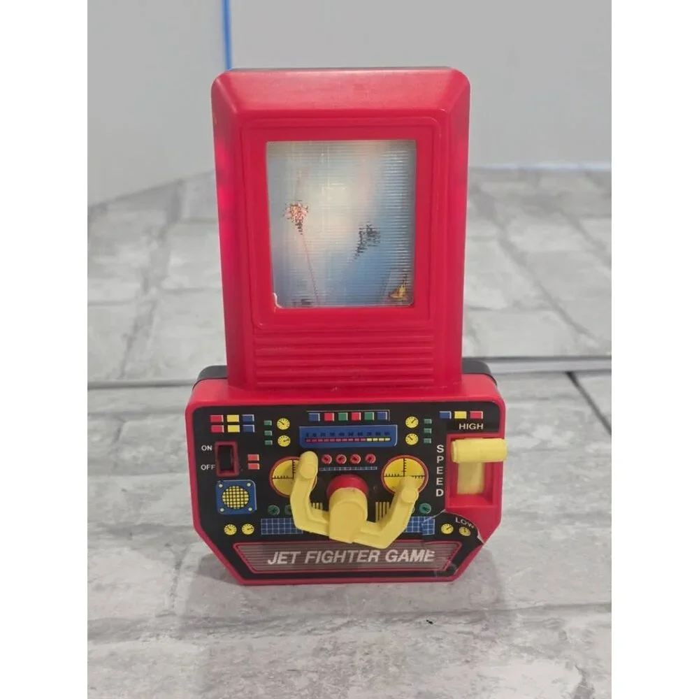 Vintage Soma Handheld Arcade Games Jet Fighter‎ Game 1990 VIDEO